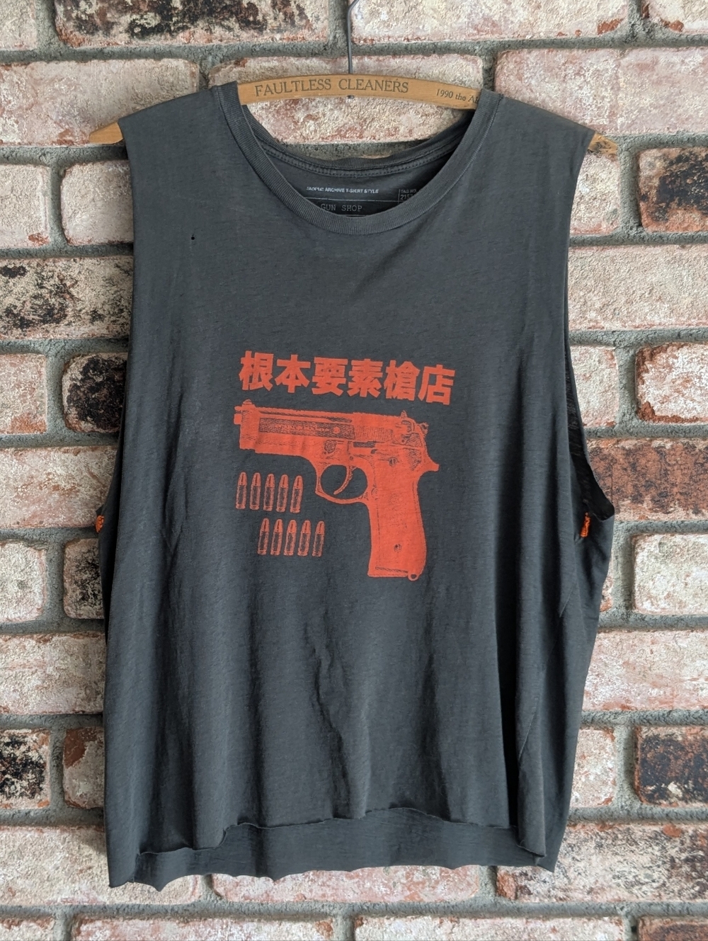 ✌️ Staples Archives Distressed, Worn-In Counterculture Tank Top M